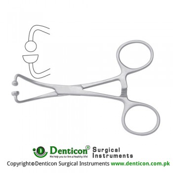 Towel Clamp For Paper Clothes Stainless Steel, 14 cm - 5 1/2"
